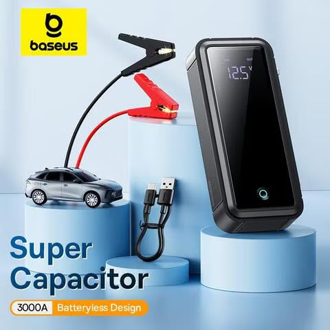 Baseus Super 3000A Supercapacitor Car Jump Starter