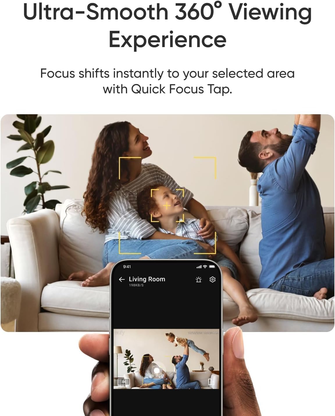 Eufy Indoor Cam E30, Latest Generation, 4K UHD Security Camera (New)