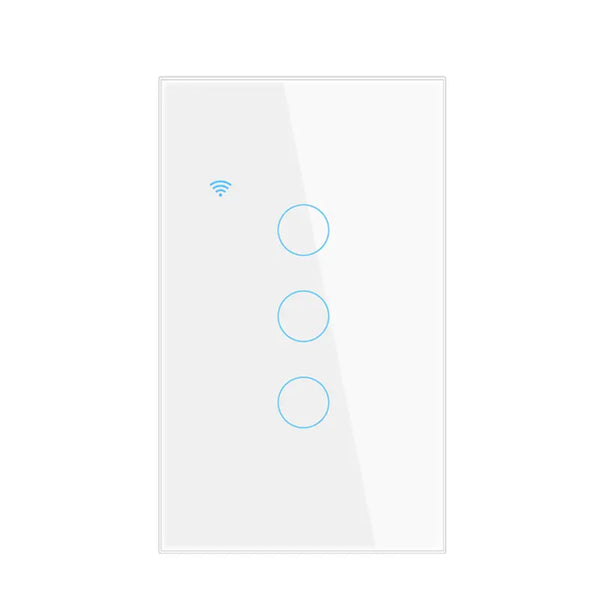 Smart Light Switch . WiFi US Smart Light Switch Neutral wire/No Neutral wire Required 120 Type Wall Touch Switch Work with Alexa, Google Home , NEW
