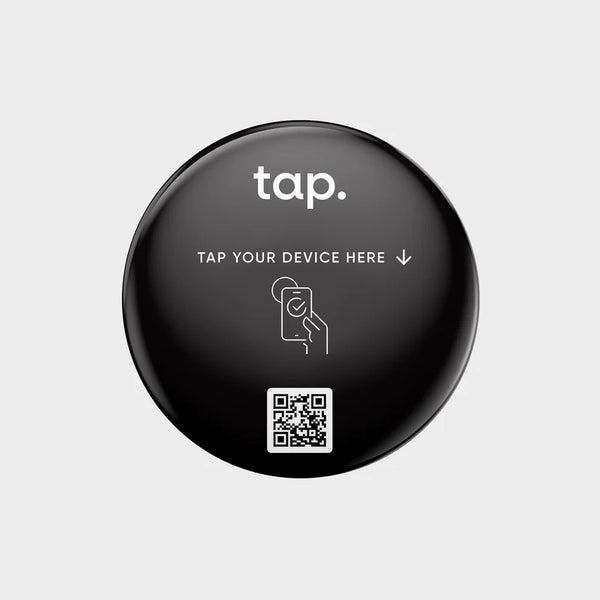 tap. XL Sticker - Share Everything With A Tap - For Small Shops & Venues
