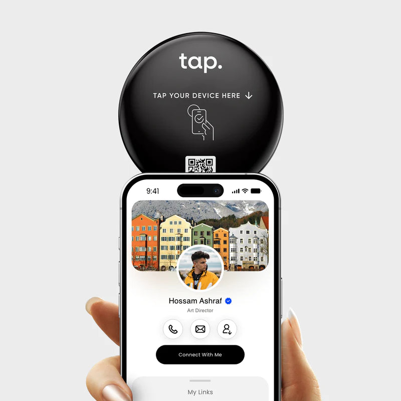 tap. XL Sticker - Share Everything With A Tap - For Small Shops & Venues