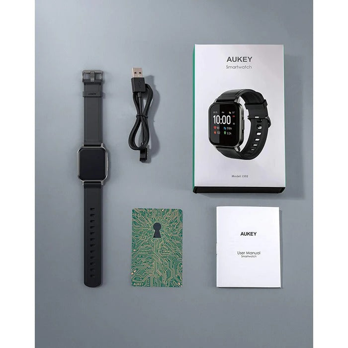 AUKEY Smartwatch Fitness Tracker 12 Activity Modes IPX6 Waterproof ( AUKEY LS02 ) New