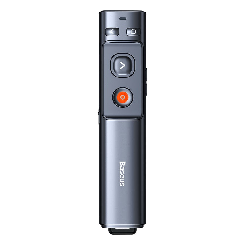 Baseus Orange Dot Wireless Presenter Green Laser with 0.5M 3A Type-C Cable (Sale)