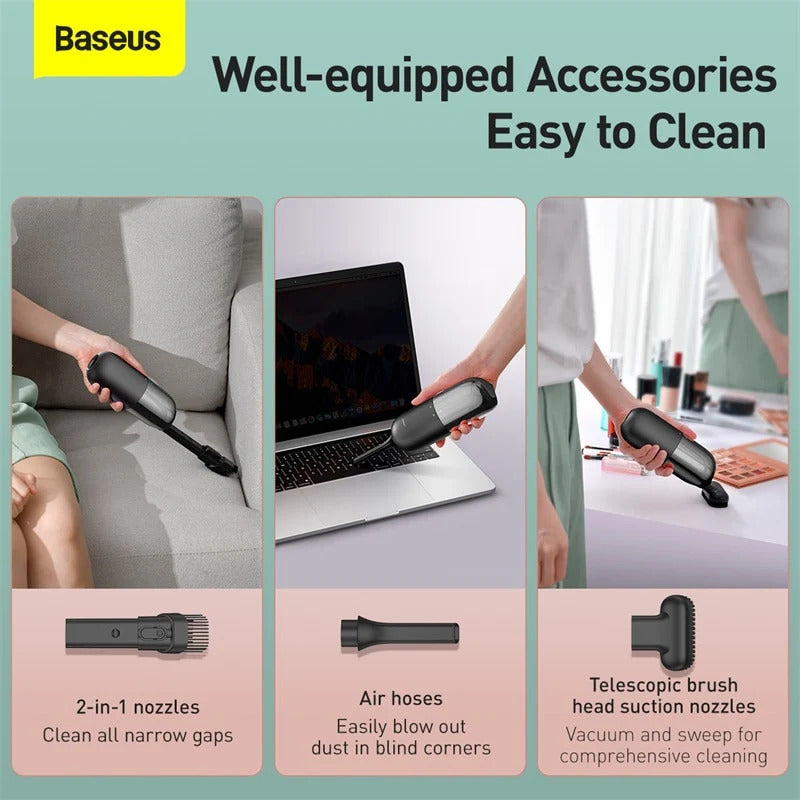 Baseus C1 Capsule Vacuum Cleaner Household Wireless Portable Mini (Sale)