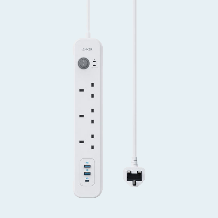 Anker Power Extend USB-C 3 Strip - White