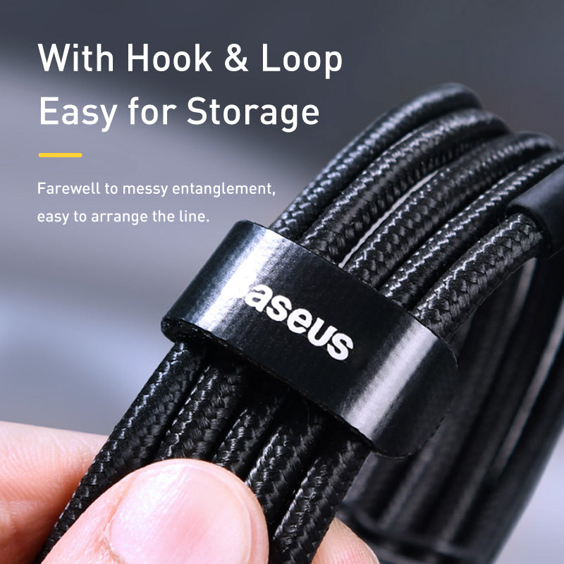 Baseus 100W USB C To USB Type C Cable USBC PD Fast Charging Charger Cord USB-C 5A Type C Cable 2M For Macbook and all new PC