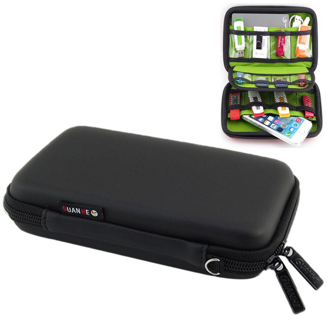 Portable Multi-function Storage Case Black