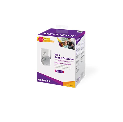 Netgear EX3700-100UKS AC750 WiFi 2.4 & 5Ghz Range Extender