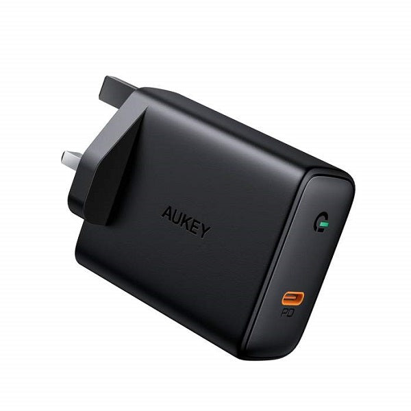 AUKEY WALL CHARGER 60W PD WITH GAN POWER TECH BLACK PA-D4 BK