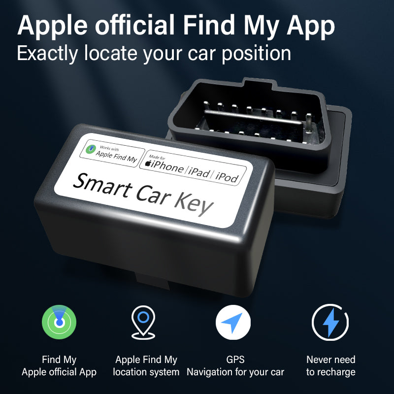 Mini Car OBD GPS Locator Works With Apple Find My APP Quick Installation Smart Tracker Anti-lost Device Finder Global Position