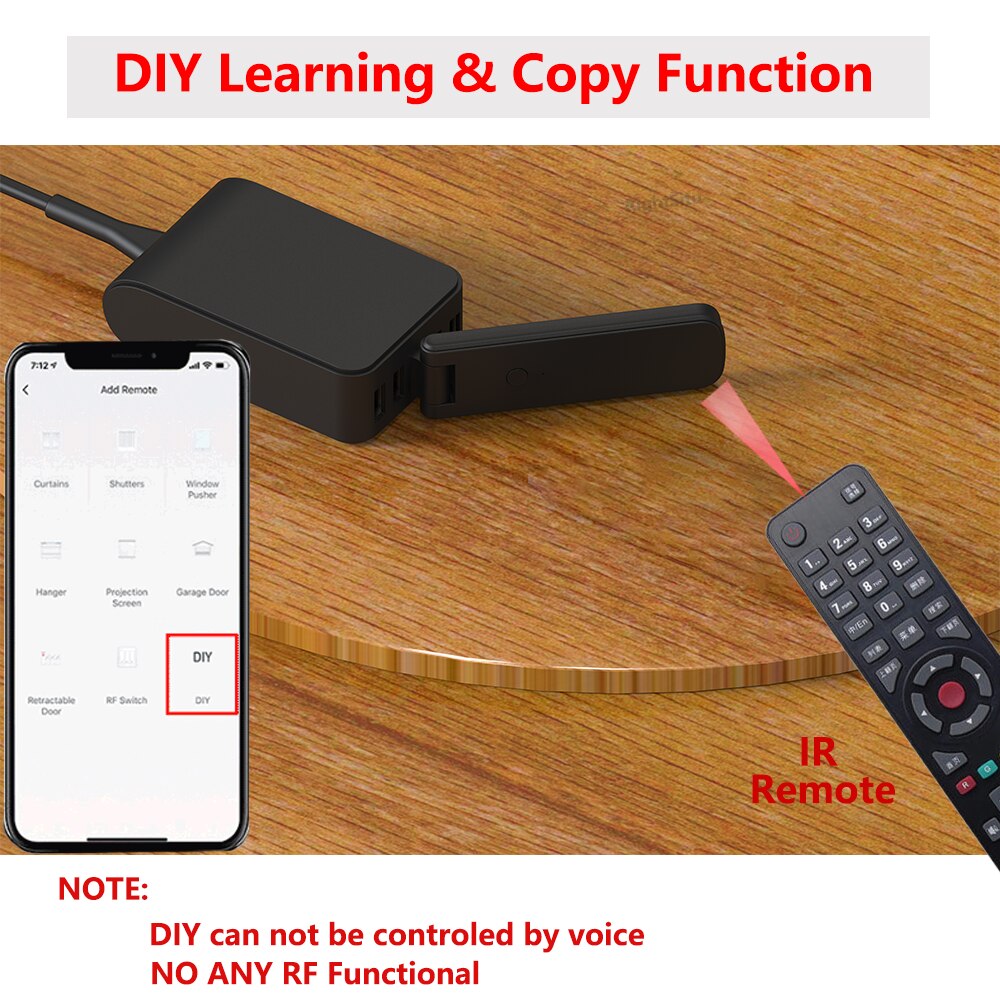 New Tuya WiFi IR Remote Control For Smart Home USB Power Supply for TV AC Air Conditioner Work with Alexa & Google Home