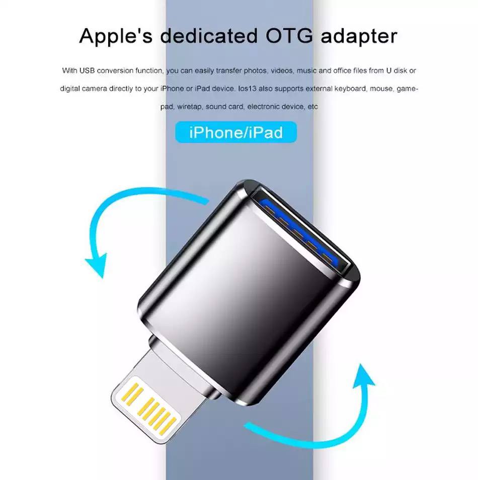 USB 3.0 OTG Adapter For iPhone - iOS 13 above New ( sale )
